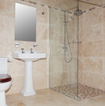 Tips for a leak free Bathroom Travertine O Connor Carroll Bathrooms Tiles Stairlifts 349x350 - Tips for a leak free Bathroom